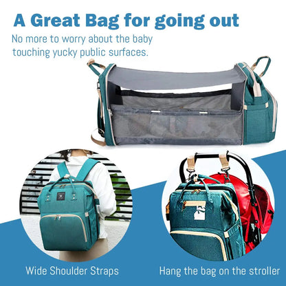 3 In 1 Diaper Bag Backpack