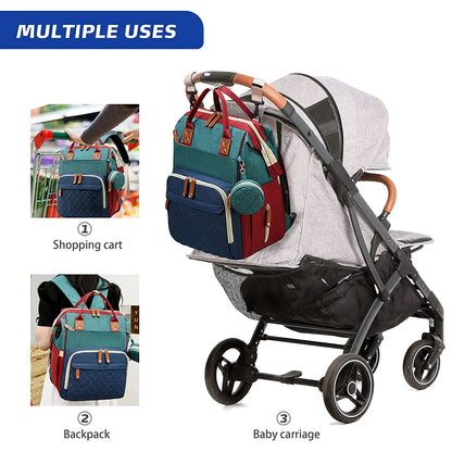 3 In 1 Diaper Bag Backpack