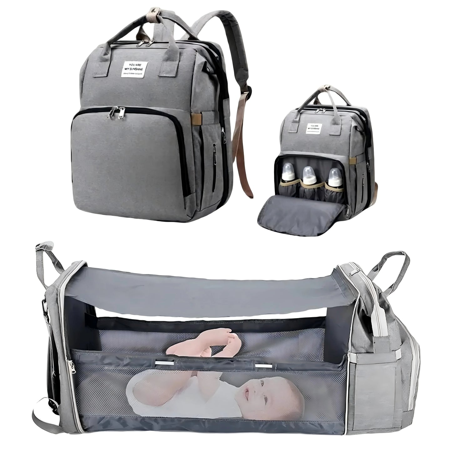 3 In 1 Diaper Bag Backpack